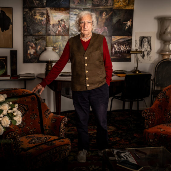 Serge Rezvani - photo : Benjamin Géminel / Hans Lucas